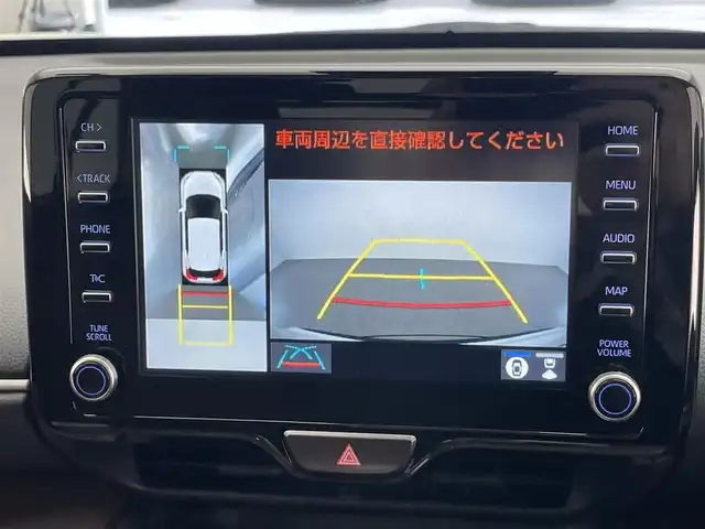 トヨタ ヤリスクロス ハイブリッド Z 愛知県 2020(令2)年 2.5万km ブラックマイカ/ホワイトパールクリスタルシャイン 2トーン 純正８型ＤＡナビ　全方位カメラ　禁煙車　ＥＴＣ２．０　純正ドラレコ　ハーフレザー　シートヒーター　電動リアゲート　コーナーセンサー　パワーシート　衝突軽減　追従クルコン　ＢＳＭ　ＨＵＤ　ＬＥＤライト