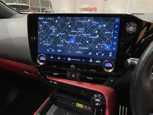 レクサス ＮＸ 350 Fスポーツ 道央・札幌 2023(令5)年 2.7万km ホワイトノーヴァガラスフレーク パノラマルーフ/マークレビンソンプレミアムサウンド/三眼フルLEDヘッドランプ/＋AHS/＋ヘッドランプクリーナー/＋LEDコーナリングランプ/Fスポーツ専用オレンジブレーキキャリパー/TRDフロントスポイラー/RS-Rダウンサス/純正ドライブレコーダー/Fスポーツ専用本革スポーツシート/シートヒーター/シートベンチレーション/ステアリングヒーター/LexusSafetySystem＋/パノラミックビューモニター/おくだけ充電/ヘッドアップディスプレイ/パワーテールゲート