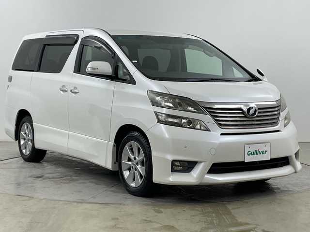 トヨタ ヴェルファイア 2．4Z プラチナセレクションⅡ 道央・札幌 2011(平23)年 4.7万km ホワイトパールクリスタルシャイン ・4WD/寒冷地仕様/・純正ディーラーOPナビ  /・フルセグ/BT/DVD/CD/SD/・バックカメラ/・純正フリップダウンモニター/・両側パワースライドドア/・パワーバックドア/・HIDオートライト/・フォグランプ/・スマートキー×2/・純正17インチAW/・前方ドライブレコーダー/・ETC