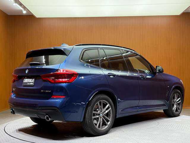 ＢＭＷ Ｘ３ xDrive20d Mスポーツ 千葉県 2019(令1)年 3.4万km ファイトニックブルー ハイラインパッケージ /ブラウンレザー /パワーシート /シートヒーター /インテリセーフ /純正ナビ /360°カメラ /ETC /前後ドラレコ/電動リアゲート/ACC/ワイヤレスチャージ /アダプティプLED /スタッドレスタイヤ4本