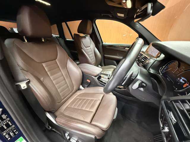 ＢＭＷ Ｘ３ xDrive20d Mスポーツ 千葉県 2019(令1)年 3.4万km ファイトニックブルー ハイラインパッケージ /ブラウンレザー /パワーシート /シートヒーター /インテリセーフ /純正ナビ /360°カメラ /ETC /前後ドラレコ/電動リアゲート/ACC/ワイヤレスチャージ /アダプティプLED /スタッドレスタイヤ4本