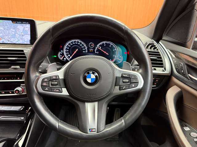ＢＭＷ Ｘ３ xDrive20d Mスポーツ 千葉県 2019(令1)年 3.4万km ファイトニックブルー ハイラインパッケージ /ブラウンレザー /パワーシート /シートヒーター /インテリセーフ /純正ナビ /360°カメラ /ETC /前後ドラレコ/電動リアゲート/ACC/ワイヤレスチャージ /アダプティプLED /スタッドレスタイヤ4本
