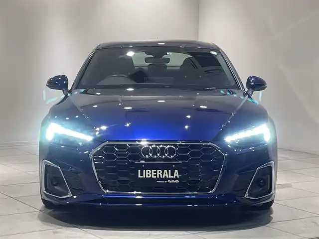 アウディ アウディ Ａ５ SB 40TDIクワトロ Sライン 愛知県 2022(令4)年 3.7万km 紺Ｍ Ｈ＆Ｒダウンサス　/バーチャルコクピット　/ハーフレザー　/シートヒーター　/ＭＭＩナビゲーション　/Ｂｌｕｅｔｏｏｔｈ　/３６０度カメラ　/ＡｐｐｌｅＣａｒＰｌａｙ/ＡｎｄｒｏｉｄＡｕｔｏ　/フルセグＴＶ　/ACC　/LKA　/BSM /ETC２．０/パワーバックドア/プッシュスタート/ウィンカーミラー/アイドリングストップ