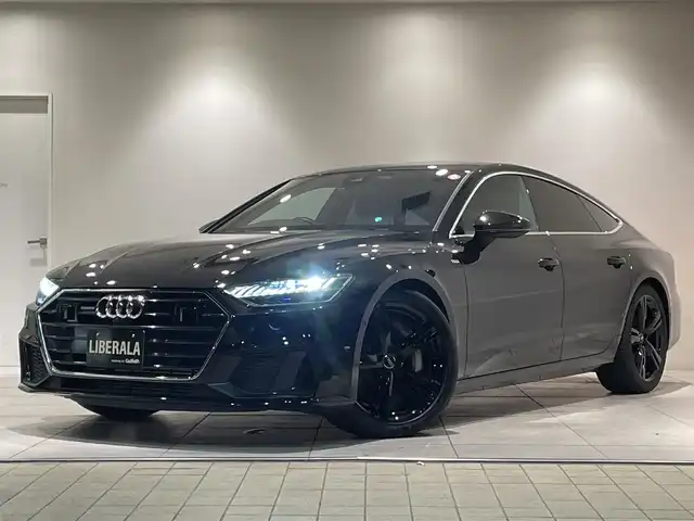 アウディ Ａ７ SB 55TFSIクワトロSライ 愛知県 2018(平30)年 5.1万km ミトスブラックメタリック ＢＡＮＧ＆ＯＬＦＳＥＮサウンド　/ＭＭＩナビゲーション　/Ｂｌｕｅｔｏｏｔｈ　/３６０度カメラ　/ＡｐｐｌｅＣａｒＰｌａｙ　/ＡｎｄｒｏｉｄＡｕｔｏ　/フルセグＴＶ　/ＡＣＣ　/ＬＫＡ　/ＢＳＭ　/バーチャルコクピット/マトリクスLEDヘッドライト/パワーバックドア/プッシュスタート/アイドリングストップ/ウィンカーミラー
