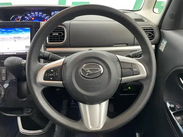 ダイハツ タント カスタムX トップED VS SAⅢ 鹿児島県 2019(平31)年 8.5万km パールホワイトⅢ ワンオーナー　/禁煙車　/純正ナビ(CD/DVD/フルセグTV/Bluetooth)　/全方位カメラ　/スマートアシスト3/両側パワースライドドア　/横滑り防止　/LEDヘッドライト/運転席シートヒーター　/ＥＴＣ　/ドライブレコーダー　/コーナーセンサー　/純正アルミホイール/オートライト/オートマチックハイビーム