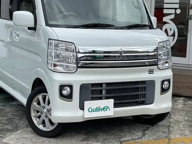 三菱 タウンボックス G 神奈川県 2018(平30)年 4.8万km パールホワイト 純正メモリナビ/　（CD・DVD・Bluetooth）/左側パワースライドドア/e-Assist/・衝突被害軽減ブレーキ/・リヤパーキングセンサー/キセノンライト/前方ドライブレコーダー/スマートキー/純正14インチAW/保証書/取扱説明書