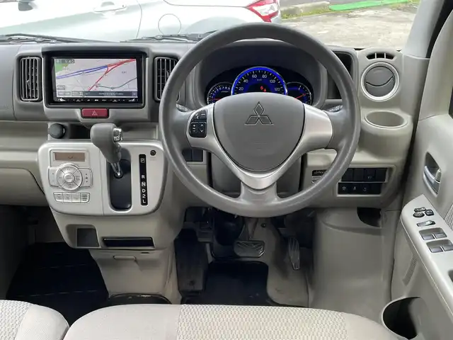 三菱 タウンボックス G 神奈川県 2018(平30)年 4.8万km パールホワイト 純正メモリナビ/　（CD・DVD・Bluetooth）/左側パワースライドドア/e-Assist/・衝突被害軽減ブレーキ/・リヤパーキングセンサー/キセノンライト/前方ドライブレコーダー/スマートキー/純正14インチAW/保証書/取扱説明書