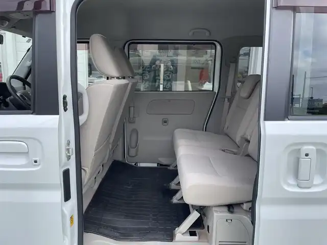 三菱 タウンボックス G 神奈川県 2018(平30)年 4.8万km パールホワイト 純正メモリナビ/　（CD・DVD・Bluetooth）/左側パワースライドドア/e-Assist/・衝突被害軽減ブレーキ/・リヤパーキングセンサー/キセノンライト/前方ドライブレコーダー/スマートキー/純正14インチAW/保証書/取扱説明書