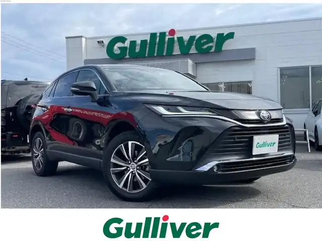 トヨタ ハリアー G 三重県 2021(令3)年 4.7万km プレシャスブラックパール セーフティセンス/・プリクラッシュセーフティ/・レーントレーシングアシスト/・レーダークルーズコントロール/・アダプティブハイビームアシスト/・ロードサインアシスト/パーキングサポートブレーキ/純正ディスプレイオーディオ/【フルセグTV/Bluetooth/USB/AUX/Miracast】/バックカメラ/ETC/前後ドライブレコーダー/パワーバックドア/ハーフレザーシート/D席パワーシート/オートライト/プロジェクター式LEDヘッドランプ/デイタイムランニングランプ/LEDフロントフォグランプ/プッシュスタート/スマートキー/スペアキー/純正フロアマット