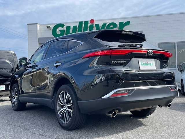 トヨタ ハリアー G 三重県 2021(令3)年 4.7万km プレシャスブラックパール セーフティセンス/・プリクラッシュセーフティ/・レーントレーシングアシスト/・レーダークルーズコントロール/・アダプティブハイビームアシスト/・ロードサインアシスト/パーキングサポートブレーキ/純正ディスプレイオーディオ/【フルセグTV/Bluetooth/USB/AUX/Miracast】/バックカメラ/ETC/前後ドライブレコーダー/パワーバックドア/ハーフレザーシート/D席パワーシート/オートライト/プロジェクター式LEDヘッドランプ/デイタイムランニングランプ/LEDフロントフォグランプ/プッシュスタート/スマートキー/スペアキー/純正フロアマット