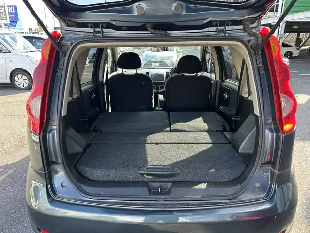 日産 ノート 15X SV 静岡県 2011(平23)年 13.3万km スチールブルー 社外ナビ/電動格納ミラー/ヘッドライトレベライザー/