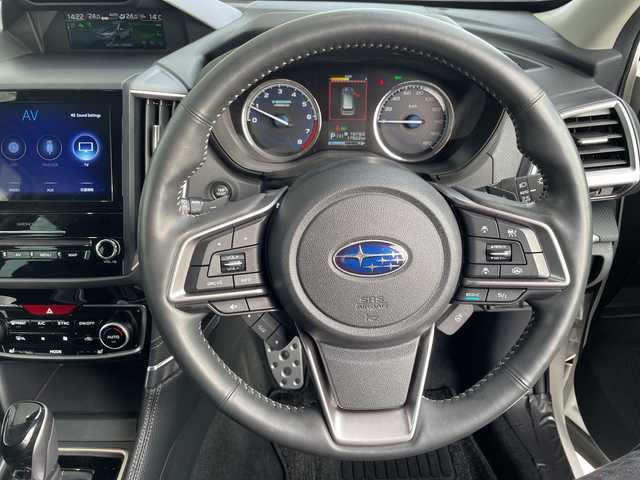 スバル フォレスター ハイブリッド アドバンス 愛知県 2022(令4)年 1.8万km クリスタルホワイトP アイサイト/純正8型ナビ/レーダークルーズコントロール/シートヒーター/バックカメラ/電動リアゲート/パワーシート/コーナーセンサー/純正アルミホイール/ブラインドスポットモニター/LEDヘッドライト/パドルシフト/ステアリングヒーター/インテリジェントミラー/オートマチックハイビーム/ドライブレコーダー/ETC/衝突軽減システム/フルセグ/CD DVD/Bluetooth/ステアリングスイッチ/スマートキー/プッシュスタート