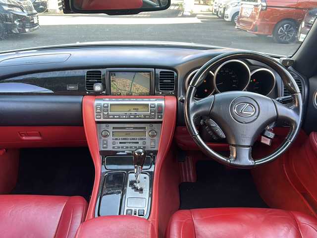 レクサス ＳＣ 430 宮崎県 2007(平19)年 15.2万km ホワイトパールクリスタルシャイン 純正ナビ マークレビンソン 前後ドラレコ ETC クルーズコントロール 赤レザーシート 前席シートヒーター 前席パワーシート ワンセグTV 社外のアルミホイール 前後コーナーセンサー 純正フロアマット オートライト