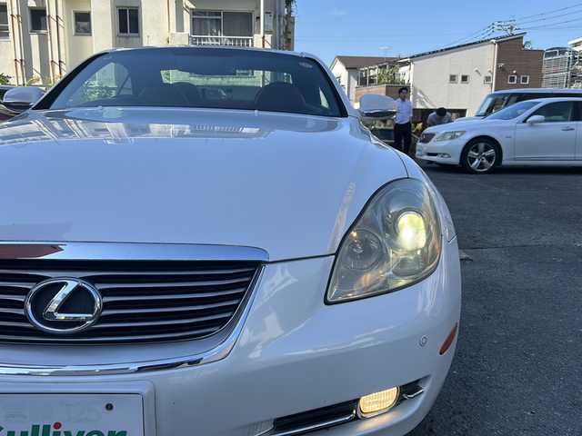 レクサス ＳＣ 430 宮崎県 2007(平19)年 15.2万km ホワイトパールクリスタルシャイン 純正ナビ マークレビンソン 前後ドラレコ ETC クルーズコントロール 赤レザーシート 前席シートヒーター 前席パワーシート ワンセグTV 社外のアルミホイール 前後コーナーセンサー 純正フロアマット オートライト