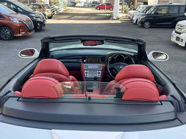 レクサス ＳＣ 430 宮崎県 2007(平19)年 15.2万km ホワイトパールクリスタルシャイン 純正ナビ マークレビンソン 前後ドラレコ ETC クルーズコントロール 赤レザーシート 前席シートヒーター 前席パワーシート ワンセグTV 社外のアルミホイール 前後コーナーセンサー 純正フロアマット オートライト