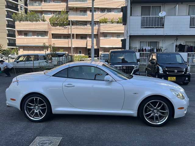 レクサス ＳＣ 430 宮崎県 2007(平19)年 15.2万km ホワイトパールクリスタルシャイン 純正ナビ マークレビンソン 前後ドラレコ ETC クルーズコントロール 赤レザーシート 前席シートヒーター 前席パワーシート ワンセグTV 社外のアルミホイール 前後コーナーセンサー 純正フロアマット オートライト