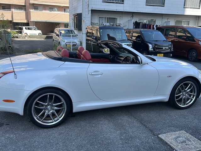 レクサス ＳＣ 430 宮崎県 2007(平19)年 15.2万km ホワイトパールクリスタルシャイン 純正ナビ マークレビンソン 前後ドラレコ ETC クルーズコントロール 赤レザーシート 前席シートヒーター 前席パワーシート ワンセグTV 社外のアルミホイール 前後コーナーセンサー 純正フロアマット オートライト