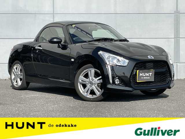 ダイハツ コペン ローブ 千葉県 2023(令5)年 1.1万km ブラックマイカメタリック 純正7インチナビ/Bluetooth/バックカメラ/フルセグTV/シートヒーター/LEDヘッドライト/フォグランプ/スマートキー/プッシュスタート/純正アルミ/純正フロアマット/MTモード付AT