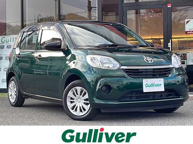 トヨタ パッソ X　S 大阪府 2019(令1)年 2.5万km ダークエメラルドマイカ ワンオーナー/バックカメラ/社外ナビ　/フルセグＴＶ　/ＣＤ　/ＤＶＤ/前後ドライブレコーダー　/ＥＴＣ　/前後コーナーセンサー　/レーンキープアシスト　/衝突軽減システム　/盗難防止装置　/横滑り防止装置