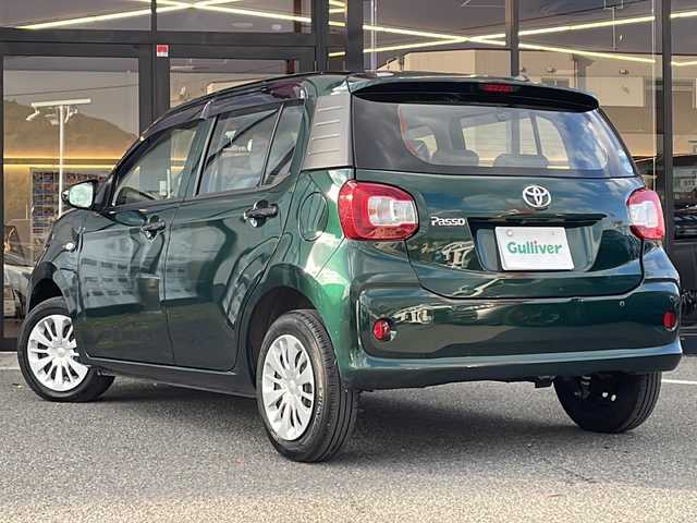 トヨタ パッソ X　S 大阪府 2019(令1)年 2.5万km ダークエメラルドマイカ ワンオーナー/バックカメラ/社外ナビ　/フルセグＴＶ　/ＣＤ　/ＤＶＤ/前後ドライブレコーダー　/ＥＴＣ　/前後コーナーセンサー　/レーンキープアシスト　/衝突軽減システム　/盗難防止装置　/横滑り防止装置