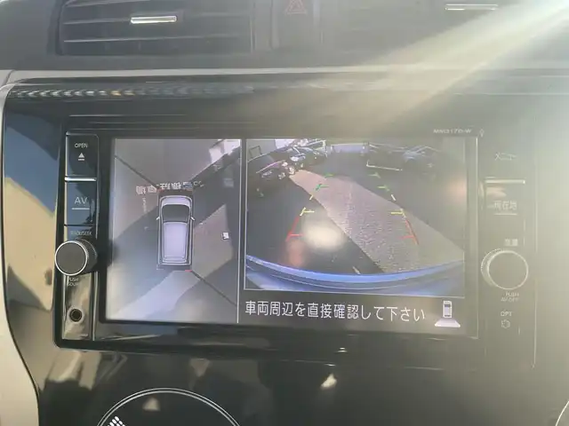 日産 デイズ X 福岡県 2017(平29)年 2.4万km アイスブルー 【ワンオーナー】/登録時距離23843Km/純正メモリナビ/フルセグTV/アラウンドビューモニター/衝突軽減ブレーキ/スマートキーX2/エンジンプッシュスタート/保証書/取扱説明書/スペアキー