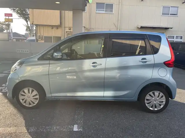 日産 デイズ X 福岡県 2017(平29)年 2.4万km アイスブルー 【ワンオーナー】/登録時距離23843Km/純正メモリナビ/フルセグTV/アラウンドビューモニター/衝突軽減ブレーキ/スマートキーX2/エンジンプッシュスタート/保証書/取扱説明書/スペアキー