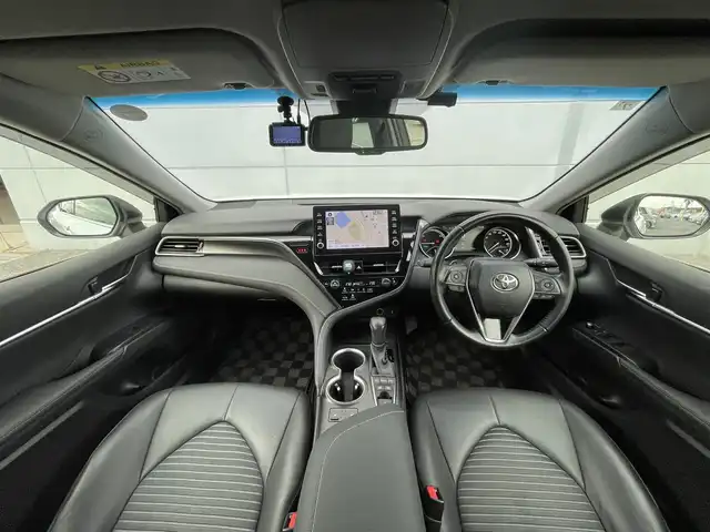トヨタ カムリ WS 千葉県 2021(令3)年 6.8万km プラチナホワイトパールマイカ 純正9インチナビ/トヨタセーフティセンス/レーダークルーズコントロール/レーンキープアシスト/全方位カメラ/D/N席シートヒーター/Bluetooth/フルセグTV/HUD/オートハイビーム/LEDヘッドライト/ブレーキホールド機能/ETC/パワーシート