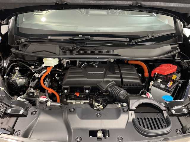 ホンダ ステップワゴン スパーダ eHEV 新潟県 2025(令7)年 0.1千km クリスタルブラックパール 15.6インチフリップダウンモニター/純正11.4インチナビ/　　フルセグ/CD/DVD/BT/バックカメラ/両側パワースライドドア/パワーバックドア/レーダークルーズコントロール/LEDオートライト/ハーフレザーシート/シートヒーター/純正16インチアルミホイール/ステアリングスイッチ/BSM/USBポート/パドルシフト/スマートキー