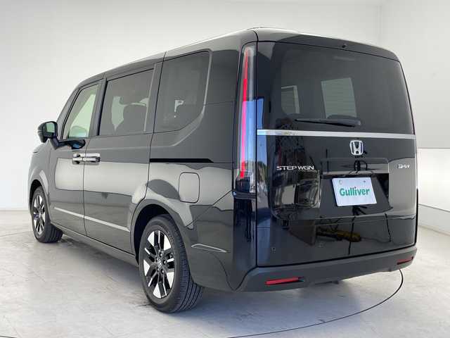 ホンダ ステップワゴン eHEV エアー EX 千葉県 2025(令7)年 0.1千km クリスタルブラックパール 11.4インチ純正ナビ/フルセグTV/レーダークルーズコントロール/レーンキープアシスト/ハンドルアシスト/オートハイビーム/クリアランスソナー/LEDヘッドライト/ETC/両側パワースライドドア
