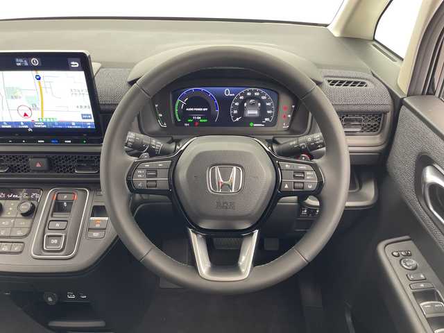 ホンダ ステップワゴン eHEV エアー EX 千葉県 2025(令7)年 0.1千km クリスタルブラックパール 11.4インチ純正ナビ/フルセグTV/レーダークルーズコントロール/レーンキープアシスト/ハンドルアシスト/オートハイビーム/クリアランスソナー/LEDヘッドライト/ETC/両側パワースライドドア