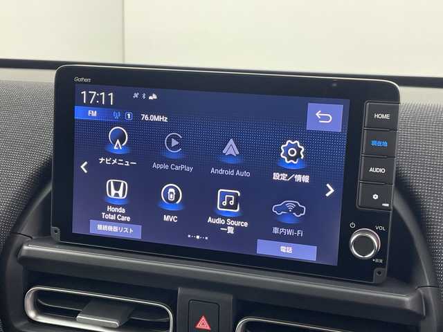 ホンダ フリード AIR EX 群馬県 2025(令7)年 0.1千km メテオロイドグレーメタリック 登録済未使用車　純正9型ナビ　全周囲カメラ　マルチビューカメラシステム　後退出庫サポート　アダプティブクルーズコントロール　両側電動スライドドア　シートヒーター　BSM　LED　衝突被害軽減ブレーキ　禁煙車