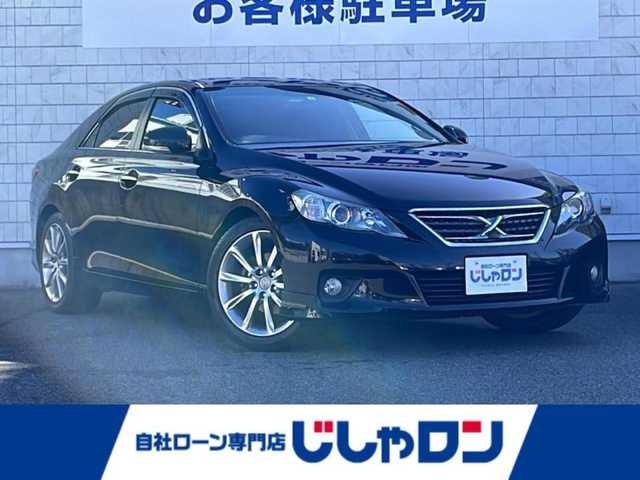 トヨタ マークＸ 250G Sパッケージ リラックス 山口県 2011(平23)年 10.5万km ブラック (株)IDOMが運営する【じしゃロン宇部店】の自社ローン専用車両になります。こちらは現金またはオートローンご利用時の価格です。自社ローンご希望の方は別途その旨お申付け下さい。/純正ナビ/バックカメラ/Bluetooth接続/ETC/電動パワーシート/純正18インチアルミホイール/純正フロアマット/HIDヘッドライト/スマートキー/プッシュスタート　