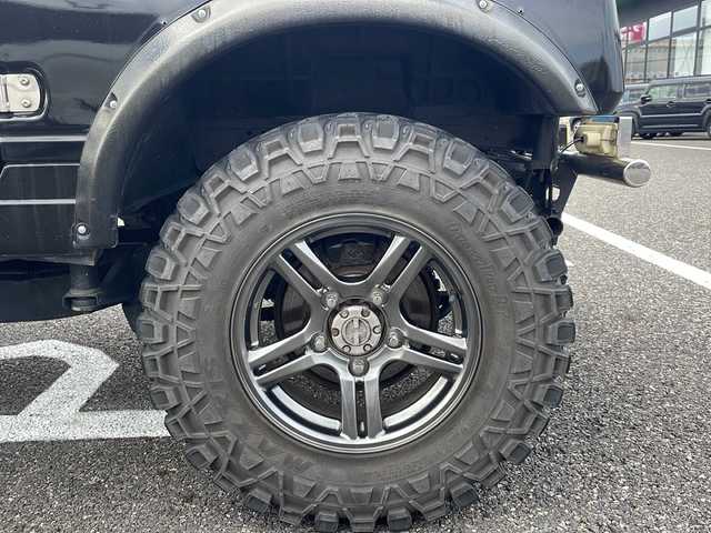 スズキ ジムニー 島根県 1995(平7)年 12.1万km 黒 成約車両につき落札不可/パワーステアリング/リフトアップ/オーバーフェンダー