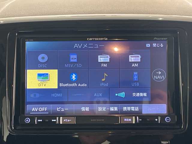 スズキ スペーシア カスタム GS 福井県 2014(平26)年 3.6万km パールホワイト カロッツェリア7インチメモリーナビ/フルセグTV/BT/DVD/CD/SD/ETC(ハローキティ)/オートライト/HIDヘッドライト/盗難防止装置/両側スライドドア/純正14インチアルミホイール/プッシュスタート/スマートキー/スペアキー/純正フロアマット/フォグランプ/純正ドアバイザー