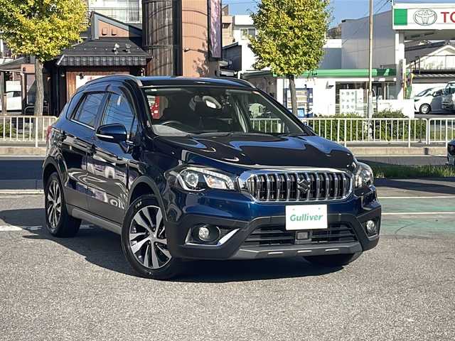 スズキ ＳＸ４ Ｓクロス 愛知県 2020(令2)年 3.9万km スフィアブルーパール /ワンオーナー//禁煙車//プッシュスタート//スマートキー×２//ETC//カロッツェリアディスプレイオーディオ(FH-8500DVS)//Bluetooth・CD・DVD・AM・FM//前後ドライブレコーダー//アダプティブクルーズコントロール//パドルシフト//ルーフレール//ウインカーミラー//LEDヘッドライト//オートライト・オートハイビーム//フォグランプ//横滑り防止機能//純正17インチアルミホイール//純正ドアバイザー//保証書・取扱説明書
