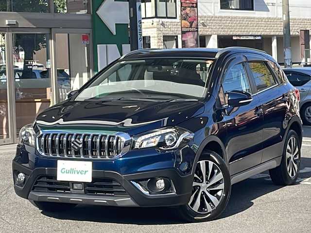 スズキ ＳＸ４ Ｓクロス 愛知県 2020(令2)年 3.9万km スフィアブルーパール /ワンオーナー//禁煙車//プッシュスタート//スマートキー×２//ETC//カロッツェリアディスプレイオーディオ(FH-8500DVS)//Bluetooth・CD・DVD・AM・FM//前後ドライブレコーダー//アダプティブクルーズコントロール//パドルシフト//ルーフレール//ウインカーミラー//LEDヘッドライト//オートライト・オートハイビーム//フォグランプ//横滑り防止機能//純正17インチアルミホイール//純正ドアバイザー//保証書・取扱説明書