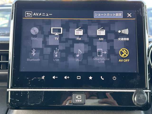 スズキ スペーシア ギア HYBRID XZターボ 愛知県 2022(令4)年 4.4万km デニムブルー ガンメタリック 2トーン /禁煙//純正ナビ/フルセグ/CD/DVD/BT/USB/ACP/AA///全方位カメラ/両側パワースライドドア//レーダークルーズコントロール/レーンキープアシスト//衝突軽減システム/前後誤発進/ふらつき警報//先行者発進告知/HUD/クリアランスソナー//オートリトラウィンカーミラー//シートヒーター//プッシュスタート/スマートキー//LEDヘッドライト/LEDフォグ//オートライト/オートハイビーム//革巻きステアリング/ステアリングスイッチ//パドルシフト//ビルトインETC/アイドリングストップ//横滑り防止システム//前席バニティミラー/ルーフレール//純正14インチAW//純正フロアマット/ドアバイザー//新車時保証書//取扱説明書//スペアスマートキー有
