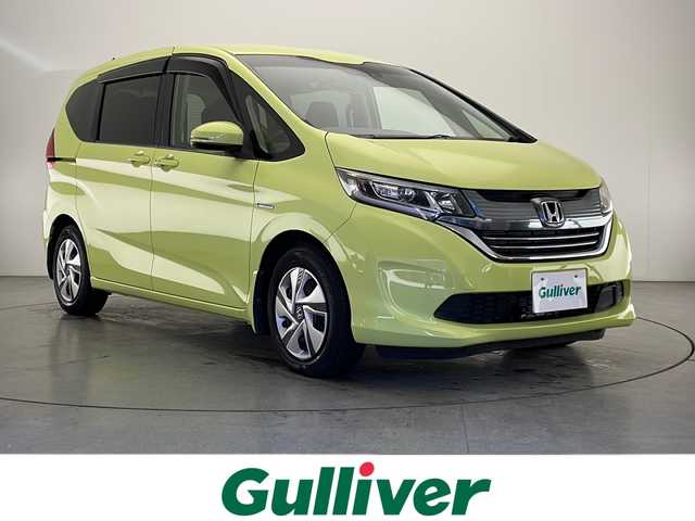 ホンダ フリード ハイブリット G ホンダセンシング 宮崎県 2019(平31)年 3.1万km シトロンドロップ ワンオーナー/Honda SENSING/〇衝突軽減ブレーキ〈CMBS〉/〇誤発進抑制機能/〇ACC〈アダプティブ・クルーズ・コントロール〉/〇LKAS〈車線維持支援システム〉/〇歩行者事故低減ステアリング/〇路外逸脱抑制機能/〇先行車発進お知らせ機能/〇標識認識機能/純正7インチSDナビ/フルセグTV/CD/DVD/Bluetooth/バックカメラ/両側パワースライドドア/LEDヘッドライト/ビルトインETC/スマートキー×2/保証書/取扱説明書