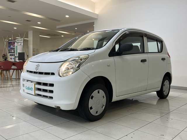 スズキ アルト VP 新潟県 2011(平23)年 10万km スペリアホワイト 純正スチールホイール/純正ラジオ/ヘッドランプレベライザー/社外マット/スペアキー