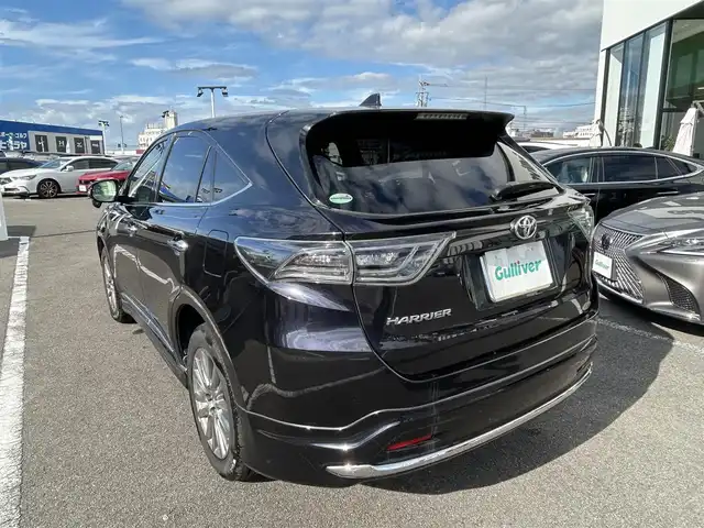 トヨタ ハリアー プレミアム 長崎県 2015(平27)年 11.5万km スパークリングブラックパールクリスタルシャイン ALPINE9インチナビ/CD/DVD/BT/フルセグTV/バックカメラ/本革シート/前席パワーシート/D席メモリーシート/前席シートヒーター/パワーバックドア/レーンキープアシスト/クルーズコントロール/モデリスタエアロ/オートマチックハイビーム/ビルトインETC