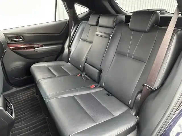 トヨタ ハリアー プレミアム 長崎県 2015(平27)年 11.5万km スパークリングブラックパールクリスタルシャイン ALPINE9インチナビ/CD/DVD/BT/フルセグTV/バックカメラ/本革シート/前席パワーシート/D席メモリーシート/前席シートヒーター/パワーバックドア/レーンキープアシスト/クルーズコントロール/モデリスタエアロ/オートマチックハイビーム/ビルトインETC