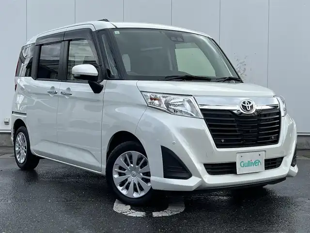 トヨタ ルーミー G－T 三重県 2019(平31)年 1.4万km パールホワイトⅢ ターボ/純正ナビ(Bluetooth/CD/SD/TV/AM/FM)/パノラミックビュー/ETC/パワースライドドア(運転席側/助手席側)/クルーズコントロール/スマートアシスト3(衝突回避支援ブレーキ/衝突警報/車線逸脱警報/誤発進抑制制御/先行車発進お知らせ機能/オートハイビーム/コーナーセンサー)/オートライト/カラーマルチインフォメーションディスプレイ/アームレスト(運転席)/シートアンダートレイ(助手席)/キーフリーシステム/ステアリングスイッチ/スペアキー