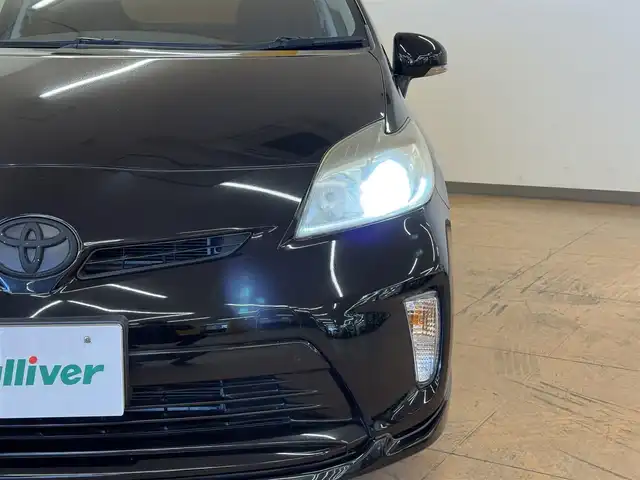 トヨタ プリウス S 群馬県 2013(平25)年 7.9万km ブラック モデリスタ/社外7インチナビ/・フルセグTV/・DVD/CD/SD/USB/・FM/AM/ETC/ステアリングスイッチ/スマートキー/プッシュスタート/LEDヘッドライト/オートライト/純正17インチAW/純正フロアマット/純正ドアバイザー/電動格納ウィンカーミラー/横滑り防止機能