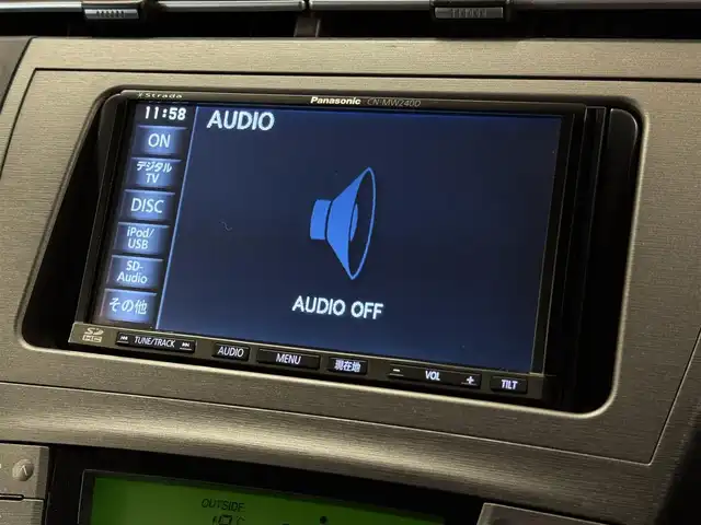 トヨタ プリウス S 群馬県 2013(平25)年 7.9万km ブラック モデリスタ/社外7インチナビ/・フルセグTV/・DVD/CD/SD/USB/・FM/AM/ETC/ステアリングスイッチ/スマートキー/プッシュスタート/LEDヘッドライト/オートライト/純正17インチAW/純正フロアマット/純正ドアバイザー/電動格納ウィンカーミラー/横滑り防止機能