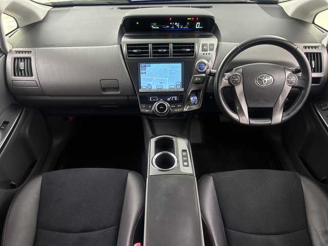 トヨタ プリウス α G チューンブラック 福島県 2014(平26)年 9万km ブラキッシュレッドマイカ /禁煙車　//純正８インチナビ(NHZN-X62G)//クルーズコントロール　//ミラー型ドライブレコーダー(F/R)　//サマータイヤＡＷセット　//スペアキー　//純正ビルトインＥＴＣ　//バックカメラ　//オートライト　//取扱説明書　//保証書//ナビ取扱説明書//ドライブレコーダー取扱説明書//ETC取扱説明書