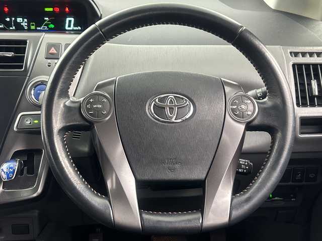 トヨタ プリウス α G チューンブラック 福島県 2014(平26)年 9万km ブラキッシュレッドマイカ /禁煙車　//純正８インチナビ(NHZN-X62G)//クルーズコントロール　//ミラー型ドライブレコーダー(F/R)　//サマータイヤＡＷセット　//スペアキー　//純正ビルトインＥＴＣ　//バックカメラ　//オートライト　//取扱説明書　//保証書//ナビ取扱説明書//ドライブレコーダー取扱説明書//ETC取扱説明書