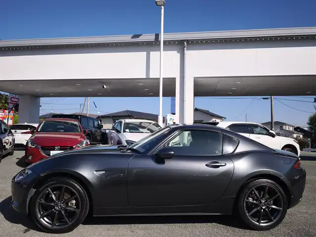 マツダ ロードスター ＲＦ S 熊本県 2019(令1)年 3.3万km マシーングレープレミアムM ワンオーナー/純正ナビ/【フルセグTV/Bluetooth/CD/DVD】/バックカメラ/スマートシティブレーキサポート/車線逸脱警報システム/ドライバーアテンションアラート/ブラインドスポットモニタリングシステム/クルーズコントロール/コーナーセンサー/交通標識認識システム/純正17インチAW/オートLEDライト/オートハイビーム/革巻きステアリング/ステアリングスイッチ/ドライブレコーダー/純正フロアマット/シートヒーター/横滑り防止装置/ABS/盗難防止装置
