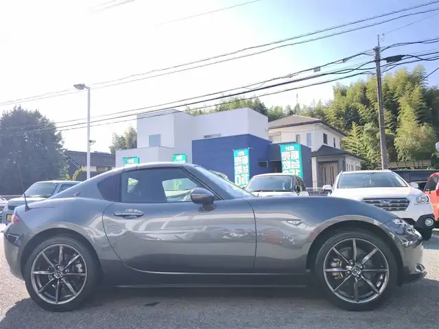 マツダ ロードスター ＲＦ S 熊本県 2019(令1)年 3.3万km マシーングレープレミアムM ワンオーナー/純正ナビ/【フルセグTV/Bluetooth/CD/DVD】/バックカメラ/スマートシティブレーキサポート/車線逸脱警報システム/ドライバーアテンションアラート/ブラインドスポットモニタリングシステム/クルーズコントロール/コーナーセンサー/交通標識認識システム/純正17インチAW/オートLEDライト/オートハイビーム/革巻きステアリング/ステアリングスイッチ/ドライブレコーダー/純正フロアマット/シートヒーター/横滑り防止装置/ABS/盗難防止装置