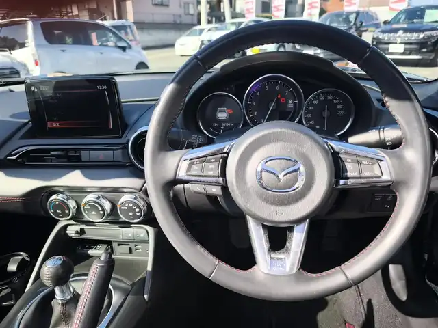 マツダ ロードスター ＲＦ S 熊本県 2019(令1)年 3.3万km マシーングレープレミアムM ワンオーナー/純正ナビ/【フルセグTV/Bluetooth/CD/DVD】/バックカメラ/スマートシティブレーキサポート/車線逸脱警報システム/ドライバーアテンションアラート/ブラインドスポットモニタリングシステム/クルーズコントロール/コーナーセンサー/交通標識認識システム/純正17インチAW/オートLEDライト/オートハイビーム/革巻きステアリング/ステアリングスイッチ/ドライブレコーダー/純正フロアマット/シートヒーター/横滑り防止装置/ABS/盗難防止装置