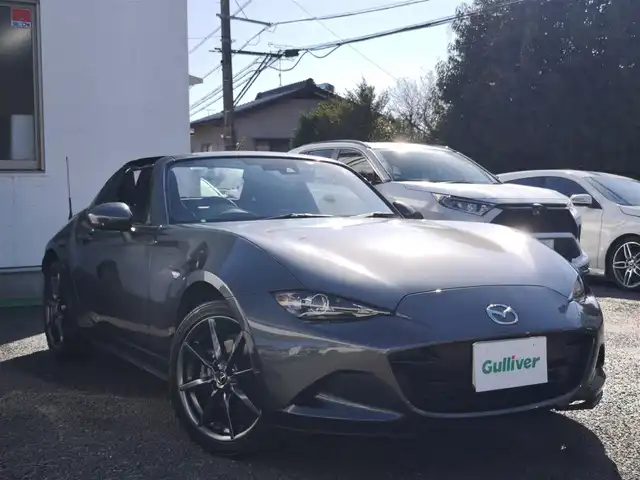 マツダ ロードスター ＲＦ S 熊本県 2019(令1)年 3.3万km マシーングレープレミアムM ワンオーナー/純正ナビ/【フルセグTV/Bluetooth/CD/DVD】/バックカメラ/スマートシティブレーキサポート/車線逸脱警報システム/ドライバーアテンションアラート/ブラインドスポットモニタリングシステム/クルーズコントロール/コーナーセンサー/交通標識認識システム/純正17インチAW/オートLEDライト/オートハイビーム/革巻きステアリング/ステアリングスイッチ/ドライブレコーダー/純正フロアマット/シートヒーター/横滑り防止装置/ABS/盗難防止装置